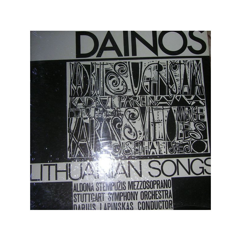 Aldona Stempužis With The Stuttgart Symphony Orchestra – Dainos / Lithuanian Songs Aldona Stempužis With The Stuttgart Symphony Orchestra – Dainos / Lithuanian Songs