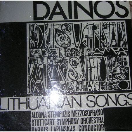 Aldona Stempužis With The Stuttgart Symphony Orchestra ‎– Dainos / Lithuanian Songs