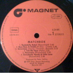 Matchbox ‎– Matchbox