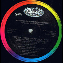 Various – Mad Max - Beyond Thunderdome - Original Motion Picture Soundtrack