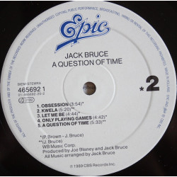 Jack Bruce – A Question Of Time