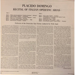 Placido Domingo - Orchester der Deutschen Oper, Berlin, Nello Santi – Recital Of Italian Operatic Arias