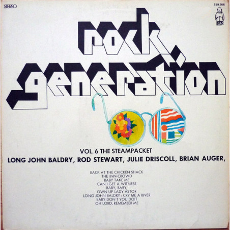 The Steampacket ‎– Rock Generation Volume 6 - The Steampacket (Or The First "Supergroup") Julie Driscoll, Long John Baldry etc.