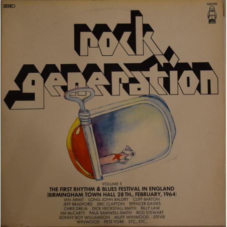 Various ‎– Rock Generation Vol. 5 - The First Rhythm & Blues Festival In England