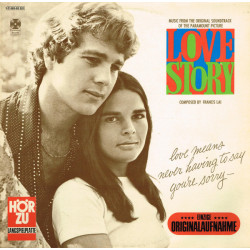 Francis Lai – Love Story - Music From The Original Soundtrack Of The Paramount Picture