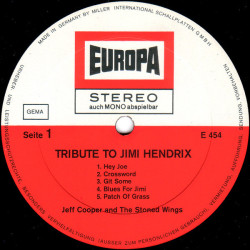Jeff Cooper And The Stoned Wings – Tribute To Jimi Hendrix