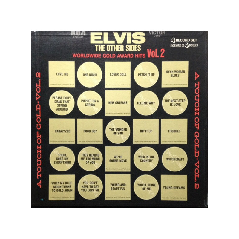 Elvis Presley – The Other Sides - Worldwide Gold Award Hits - Vol. 2 4LP Box Elvis Presley – The Other Sides - Worldwide Gold Award Hits - Vol. 2 4LP Box