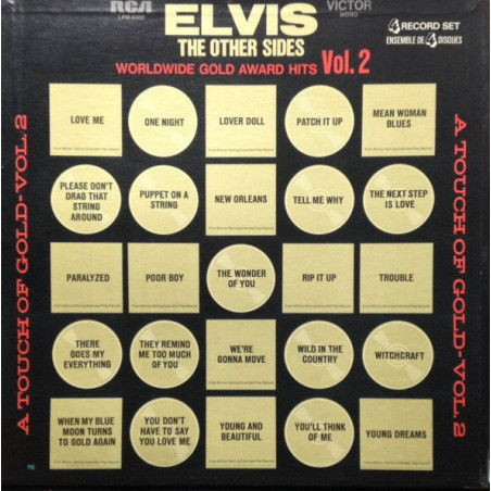 Elvis Presley ‎– The Other Sides - Worldwide Gold Award Hits - Vol. 2  4LP Box
