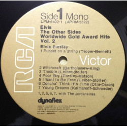 Elvis Presley ‎– The Other Sides - Worldwide Gold Award Hits - Vol. 2  4LP Box