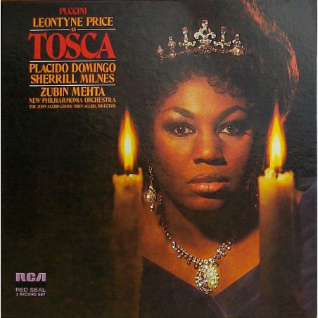 Puccini, Leontyne Price, Placido Domingo, Sherrill Milnes, New Philharmonia Orchestra, Zubin Mehta – Tosca 2LP Box