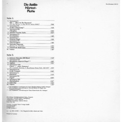 Various ‎– Die Audio-Hörtest-Platte