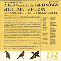 No Artist – The Peterson Field Guide To The Bird Songs Of Britain And Europe (Record 2)