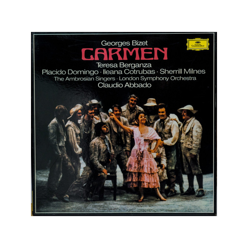 Georges Bizet - Teresa Berganza, Placido Domingo, London Symphony Orchestra, Claudio Abbado – Carmen 3LP BOX