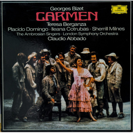 Georges Bizet - Teresa Berganza, Placido Domingo, London Symphony Orchestra, Claudio Abbado – Carmen 3LP BOX