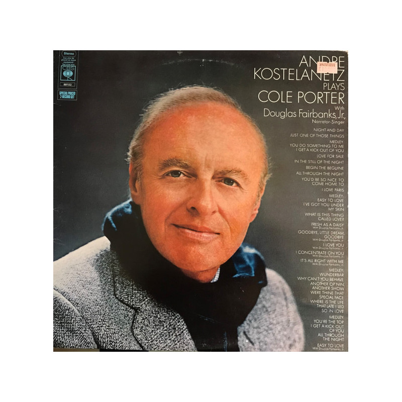 Andre Kostelanetz Plays Cole Porter With Douglas Fairbanks, Jr. 2LP Andre Kostelanetz Plays Cole Porter With Douglas Fairbanks, Jr. 2LP