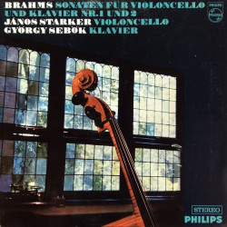 Brahms, János Starker, György Sebök ‎– Sonaten Für Violoncello Und Klavier Nr.1 Und 2