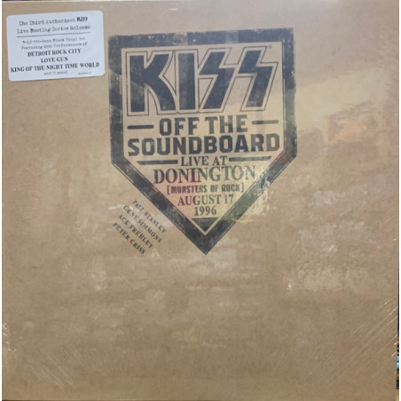 Kiss – Off The Soundboard Live At Donington (Monsters Of Rock) August 17, 1996 3LP