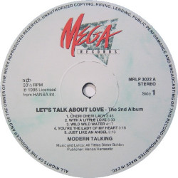 Modern Talking ‎– Let's Talk About Love - The 2nd Album
