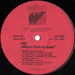 VOX  – Monte Carlo Is Great