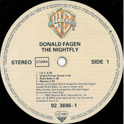 Donald Fagen ‎– The Nightfly