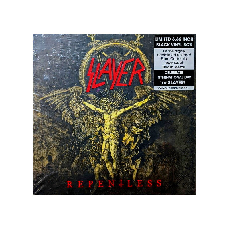 Slayer – Repentless 6 x LP Box, 6½", 45 RPM, 6,66" Slayer – Repentless 6 x LP Box, 6½", 45 RPM, 6,66"