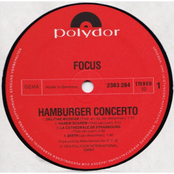 Focus ‎– Hamburger Concerto