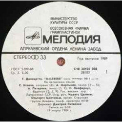 G. Donizetti – Miserere