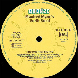 Manfred Mann's Earth Band ‎– The Roaring Silence