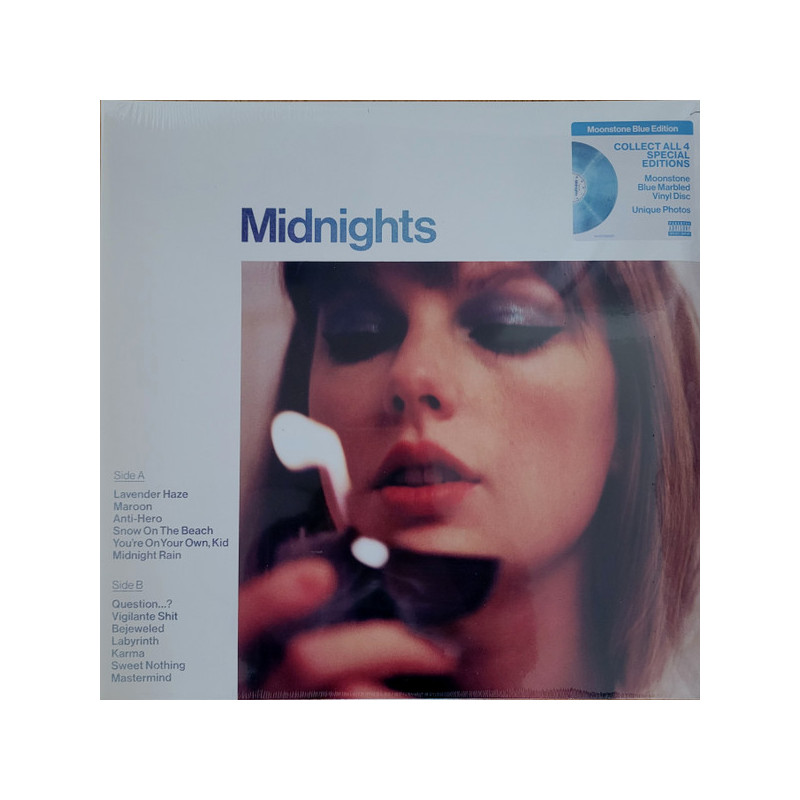 Taylor Swift – Midnights - Coloured Blue Marbled Vinyl