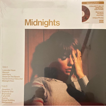 Taylor Swift – Midnights - Coloured Mahogany Marbled Vinyl