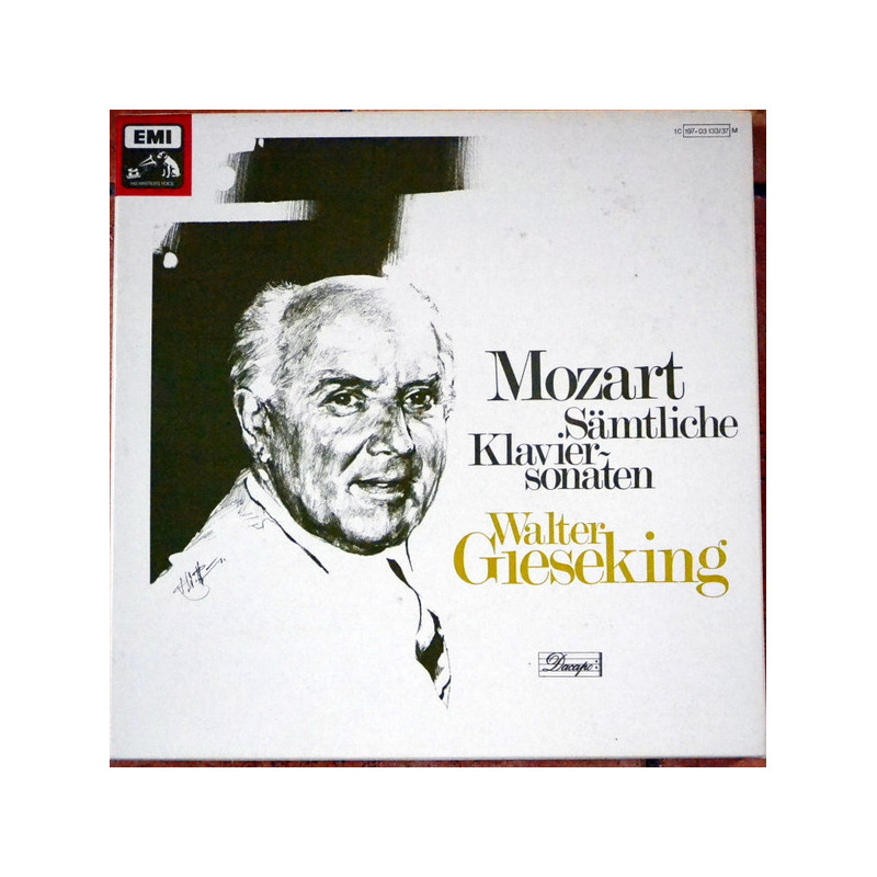 Walter Gieseking, Wolfgang Amadeus Mozart ‎– Sämtliche Klaviersonaten (Complete Pianosonatas) 5LP Box