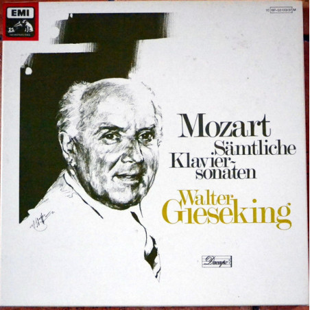 Walter Gieseking, Wolfgang Amadeus Mozart ‎– Sämtliche Klaviersonaten (Complete Pianosonatas) 5LP Box
