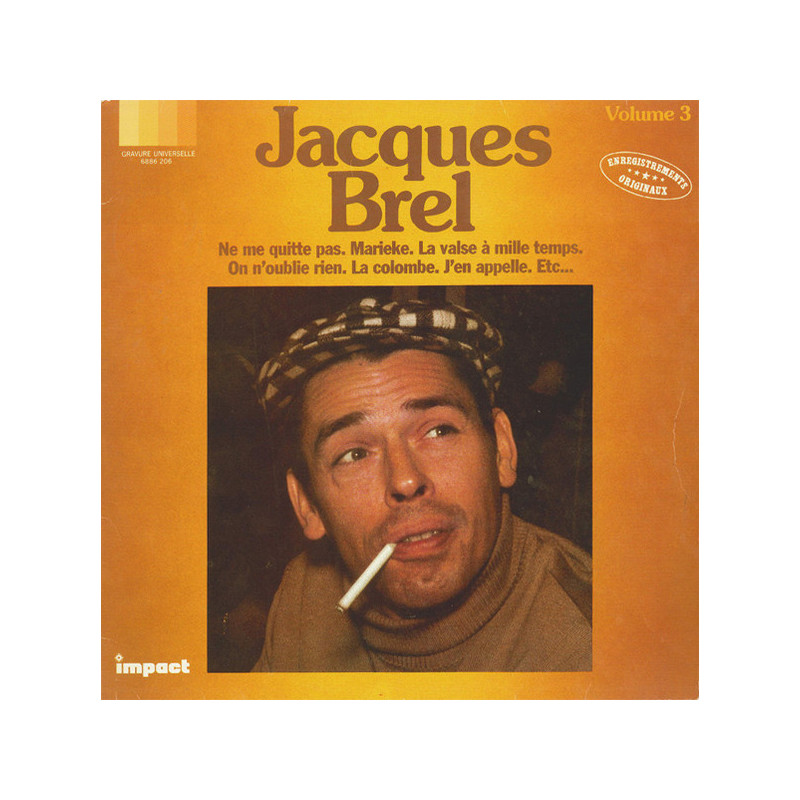Jacques Brel – Vol. 3 Jacques Brel – Vol. 3