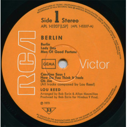 Lou Reed ‎– Berlin