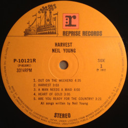 Neil Young ‎– Harvest