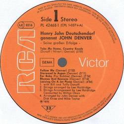 John Denver – Seine Großen Erfolge 2LP