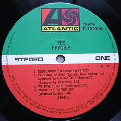 Yes ‎– Fragile