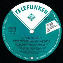 Joseph Schmidt – In Oper Und Operette