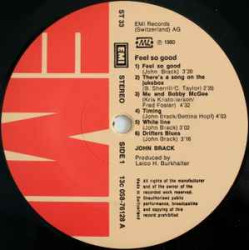 John Brack ‎– Feel So Good