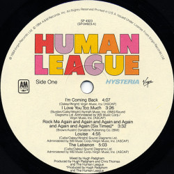 The Human League ‎– Hysteria