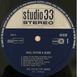 The Jive At Five Group ‎– Rock, Rhythm & Blues