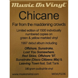 Chicane – Far From The Maddening Crowds 2LP - Coloured - Limited Nr. 1096