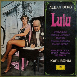Alban Berg - Fischer-Dieskau, Orchester Der Deutschen Oper Berlin, Karl Böhm ‎– Lulu 3LP Box