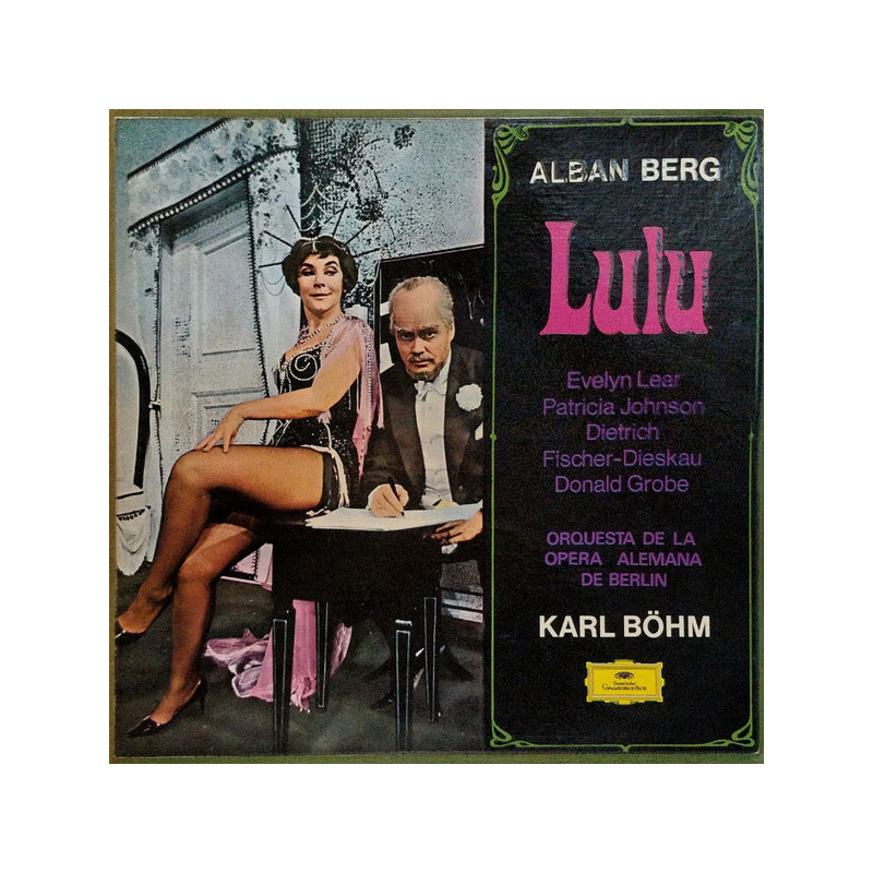 Alban Berg - Fischer-Dieskau, Orchester Der Deutschen Oper Berlin, Karl Böhm – Lulu 3LP Box Alban Berg - Fischer-Dieskau, Orchester Der Deutschen Oper Berlin, Karl Böhm – Lulu 3LP Box