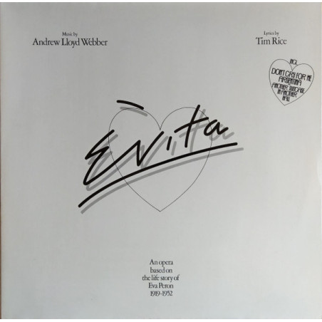 Andrew Lloyd Webber, Tim Rice – Evita  2LP
