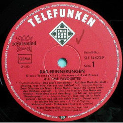 Klaus Wunderlich – Bar-Erinnerungen - All Time Favourites