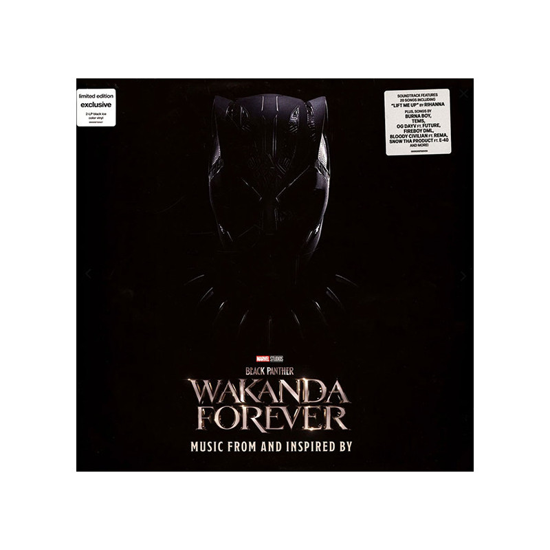 Various – Black Panther: Wakanda Forever - Music From And Inspired By 2LP Various – Black Panther: Wakanda Forever - Music From And Inspired By 2LP