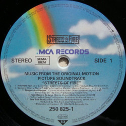 Various – Streets Of Fire - Music From The Original Motion Picture Soundtrack