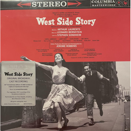 Arthur Laurents, Leonard Bernstein, Stephen Sondheim, Jerome Robbins – West Side Story  2LP - Coloured