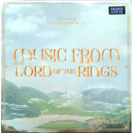 The City Of Prague Philharmonic Orchestra, Crouch End Festival Chorus – Music From The Lord Of The Rings Trilogy  3LP - Coloured
